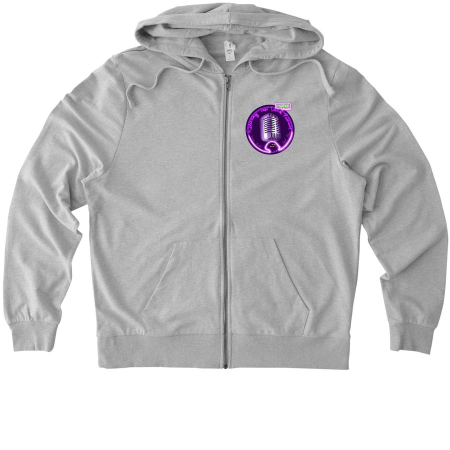 XL Zip Hoodies, a Granite Grey Heather Allmade Organic French Terry Zip Up Hoodie