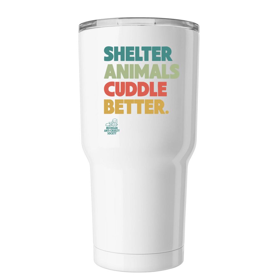 MACS Tumbler, a White Insulated Tumbler