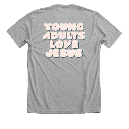 Young Adults, a Athletic Heather Premium Unisex Tee