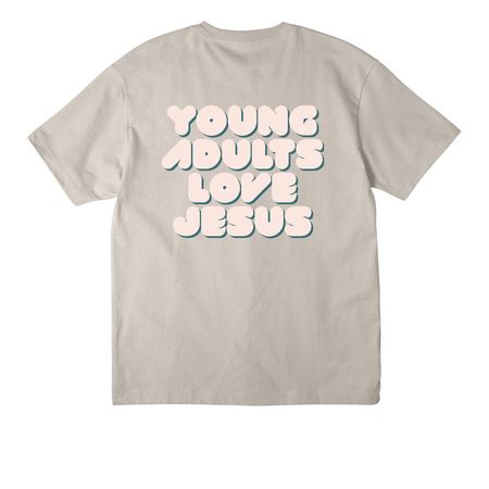 Young Adults, a Dust Unisex Heavyweight Tee