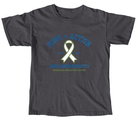 LCI - Hope + Action 2026, a Graphite Comfort Colors Unisex Tee