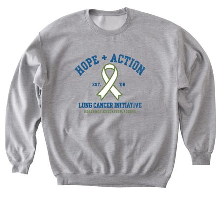 LCI - Hope + Action 2026, a Sport Grey Softstyle Crewneck Sweatshirt