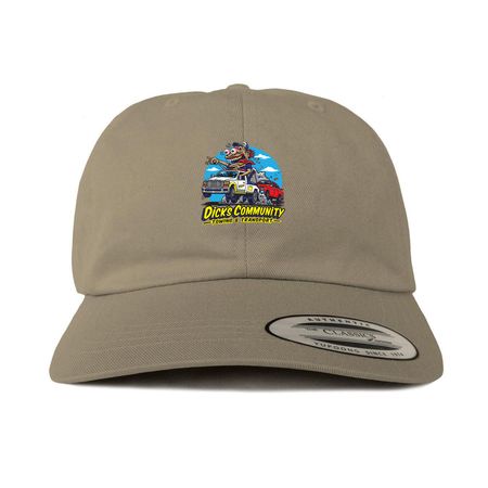 Jimbo Hats, a Khaki Printed Classic Baseball Cap
