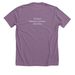 Verona Juniors Classics -Retired member shirt, a Heather Purple Premium Unisex Tee (back-view)