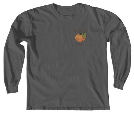 Pumpkin Spice Lady Color, a Pepper Comfort Colors Long Sleeve Tee