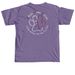 Only talking to my DOG today, a Grape Comfort Colors Unisex Tee (back-view)