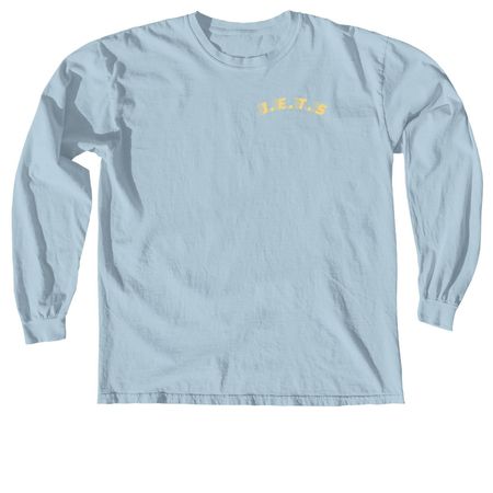 Just Enjoy This Shirt, a Chambray Comfort Colors Long Sleeve Tee