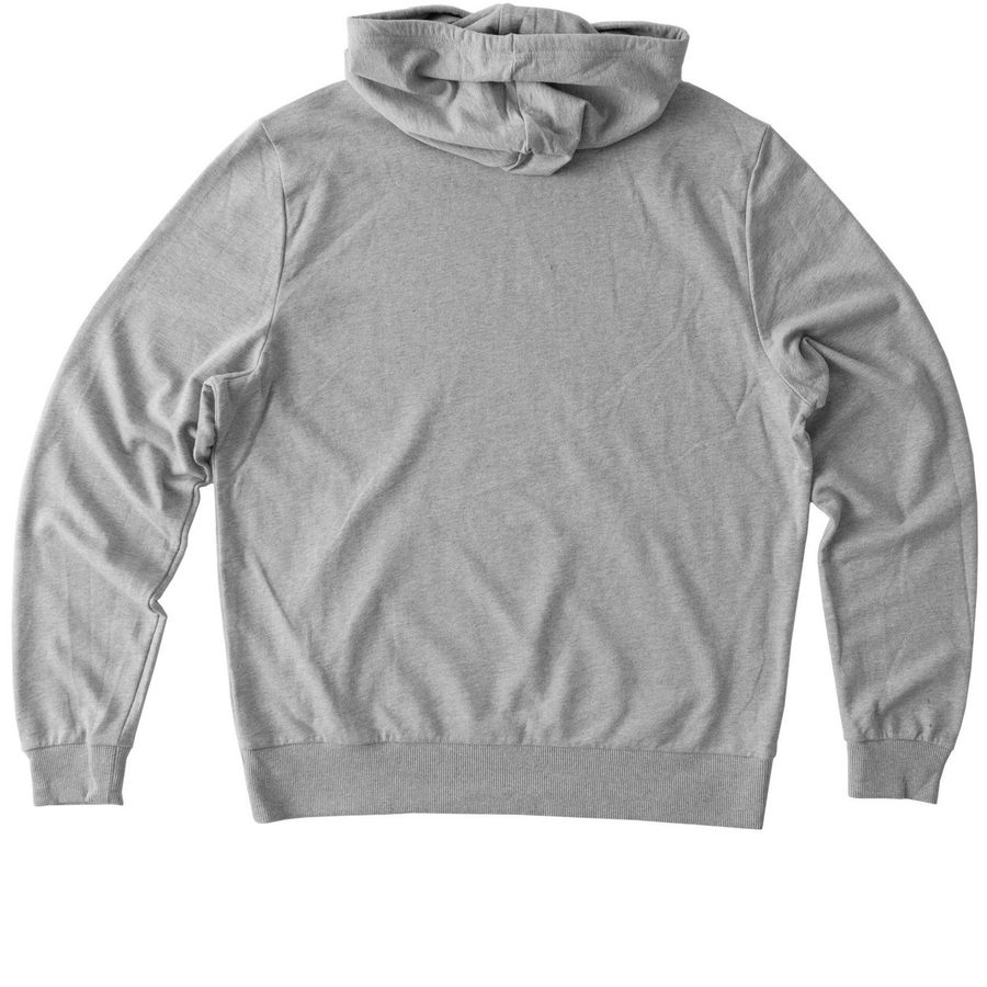 Knee High - Star Sweatshirt, a Granite Grey Heather Allmade Organic French Terry Pullover Hoodie (back-view)