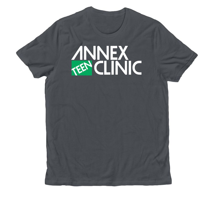 Annex Teen Clinic (White), a Terrain Grey Allmade Organic Cotton Unisex Tee