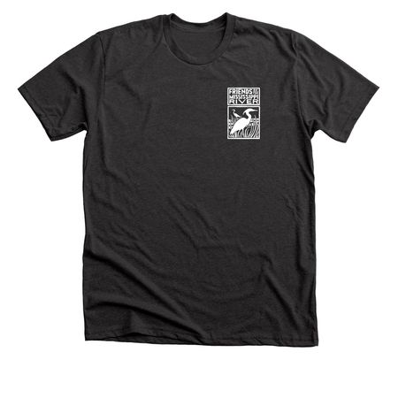 FMR Heron T-Shirt, a Dark Grey Heather Premium Unisex Tee