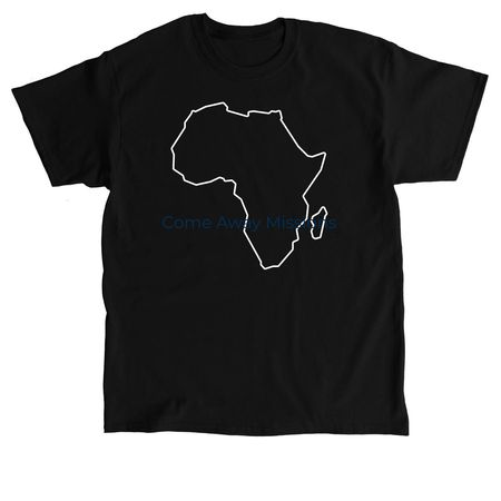 Tip a shirt for Rwanda, a Black Classic Unisex Tee
