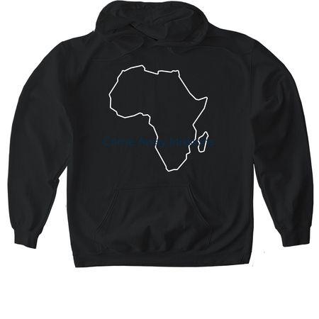 Tip a shirt for Rwanda, a Black Gildan Softstyle Pullover Hoodie