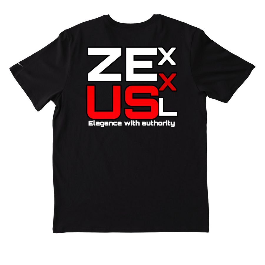 NIKE, a Black Nike Dri-FIT Jersey Blend Performance Tee (back-view)