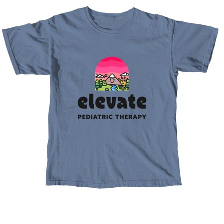 Standard Logo, a Blue Jean Comfort Colors Unisex Tee