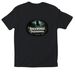 Backroadz Paranormal Shirt Logo 2, a Black Softstyle Cotton Tee