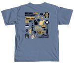 Brenau Community T-shirt, a Blue Jean Comfort Colors Unisex Tee (back-view)
