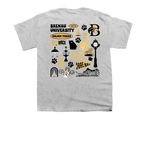 Brenau Community T-shirt, a Sport Grey Youth Unisex Tee (back-view)