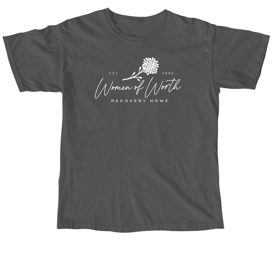 Full Logo Tees + Crewnecks, a Pepper Comfort Colors Unisex Tee
