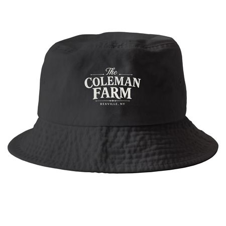 Coleman Farm Hat, a Black Printed Bucket Hat