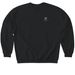 Martini Front Logo Back, a Black Softstyle Crewneck Sweatshirt