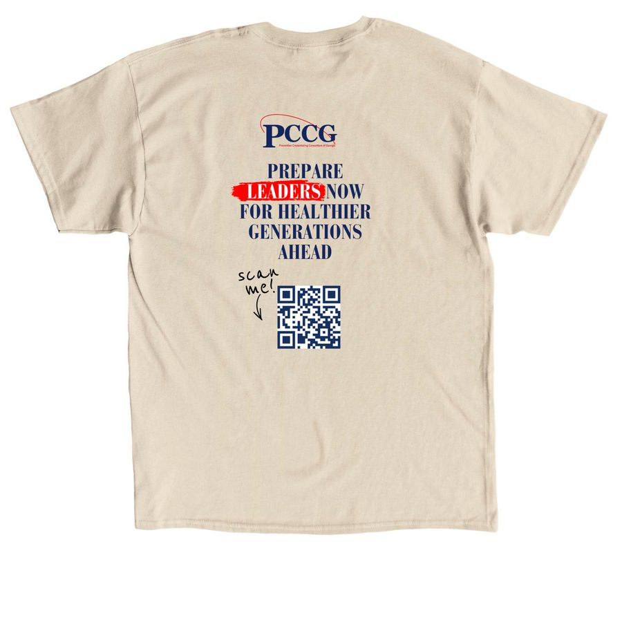 Prevention Today Apparel&nbsp;, a Sand Classic Unisex Tee (back-view)