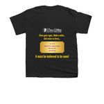 Charlie and the Chocolate Factory, a Black Youth Unisex Tee (back-view)
