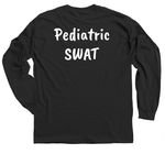 Pediatric SWAT Team, a Black Classic Long Sleeve Tee (back-view)