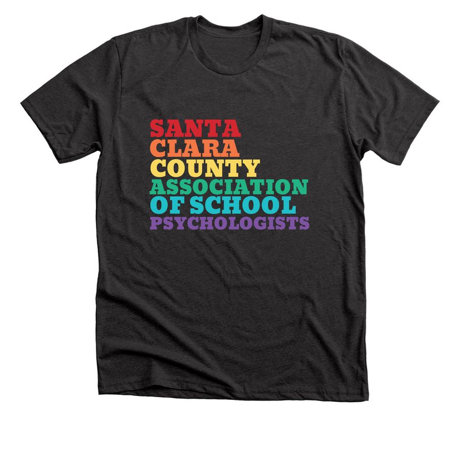 SCCASP Pride Shirt, a Dark Grey Heather Premium Unisex Tee