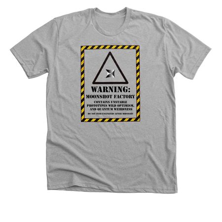 Warning!, a Athletic Heather Premium Unisex Tee