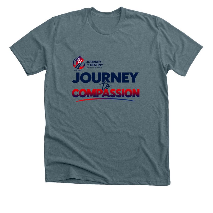 Where adventure meets purpose shirt, a Heather Slate Premium Unisex Tee