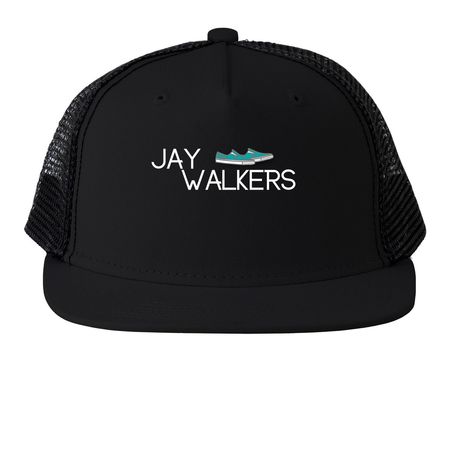 Jay Walkers Trucker Hat, a Black Printed Trucker Hat