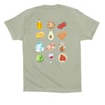 All Foods Fit, a Thyme Premium Cotton Tee (back-view)