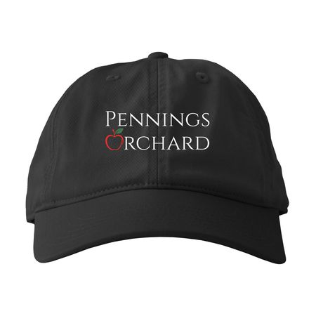 Pennings Orchard Hat, a Black Printed Eco Baseball Cap