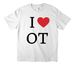 I heart OT, a White Unisex Heavyweight Tee