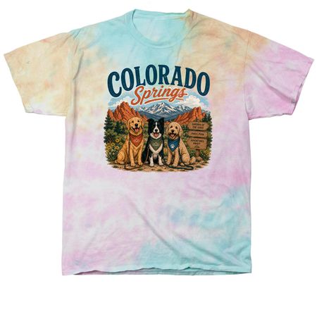 Colorado Springs, a Snow Cone Classic Tie Dye Tee