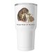 Tom-Tom & Hallie Large 30 oz Tumbler, a White Insulated Tumbler