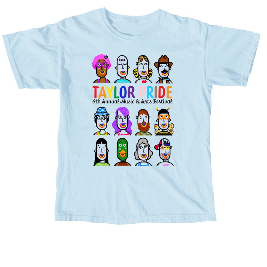 2026 Pride T - Comfort Colors, a Chambray Comfort Colors Unisex Tee