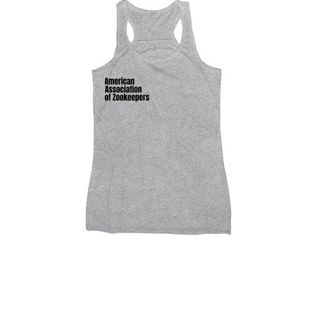 AAZKSF Chapter Fundraiser, a Athletic Heather Women's Racerback