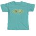 The Senior Dog Squad Official Green Logo Tee, a Seafoam Comfort Colors Unisex Tee