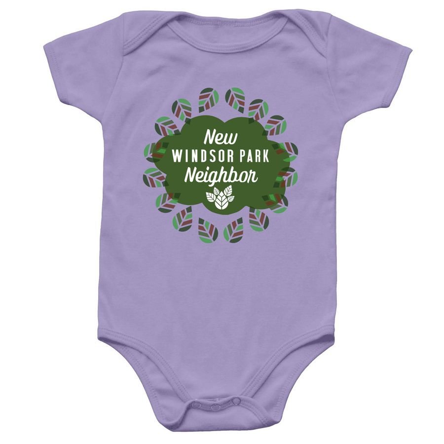 WPNA Baby Onesie, a Lavender Infant Onesie