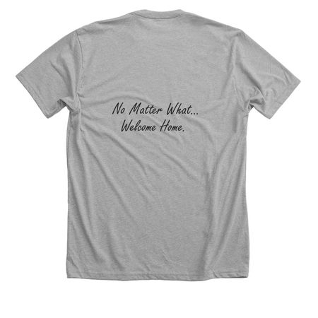 UPC, a Athletic Heather Premium Unisex Tee (back-view)