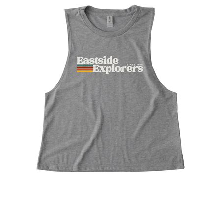 EASTSIDE EXPLORERS SPIRIT WEAR, a Aluminum Grey Allmade Eco Triblend Women?s Muscle Tank