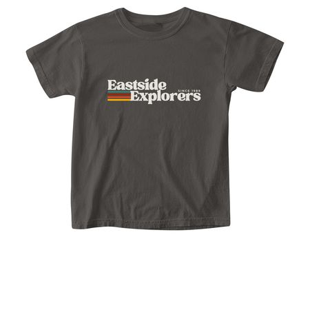 EASTSIDE EXPLORERS SPIRIT WEAR, a Pepper Comfort Colors Youth Tee