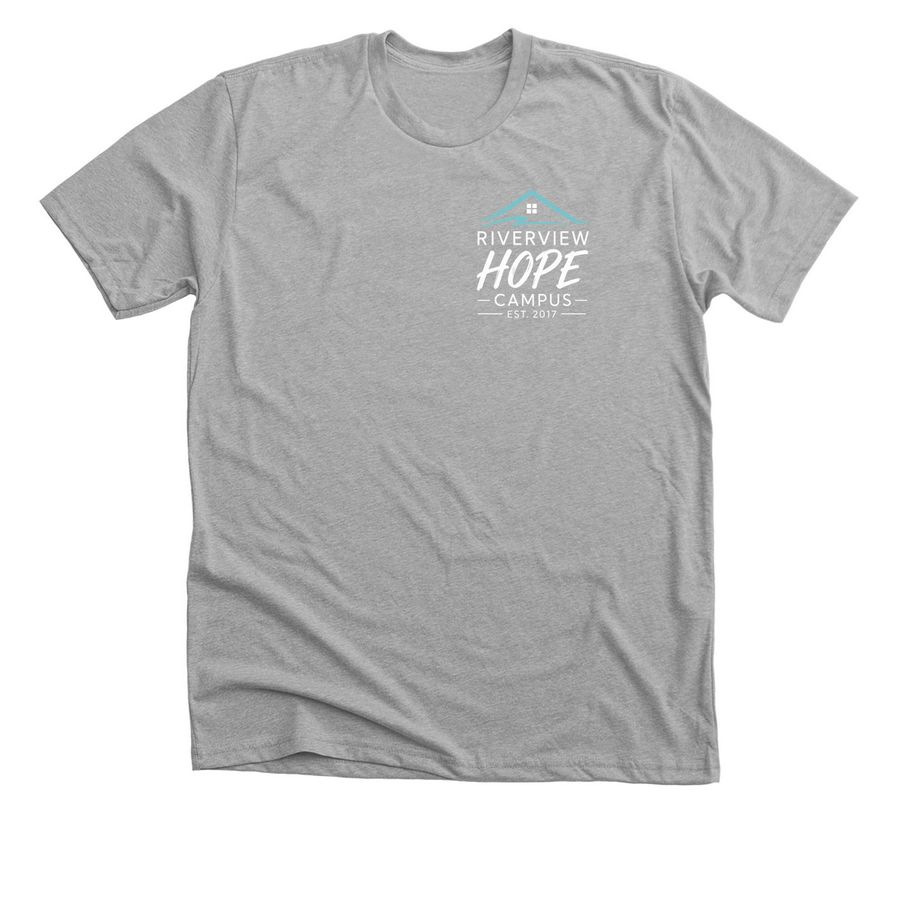 Riverview Hope Campus, a Athletic Heather Premium Unisex Tee