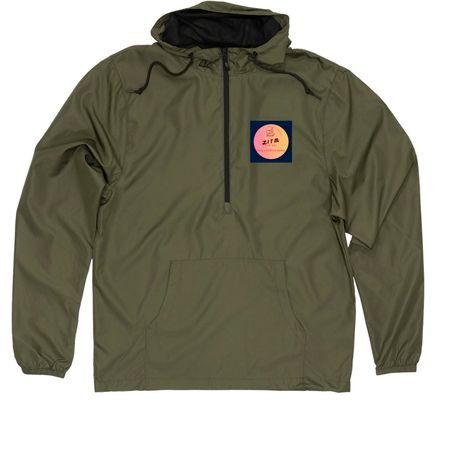 Live In The Moment Jackets !, a Army Quarter-Zip Windbreaker
