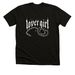 Lover girl flail tee, a Solid Black Blend Premium Unisex Tee
