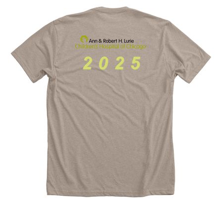 Luriepalooza 2025, a Heather Stone Premium Unisex Tee (back-view)