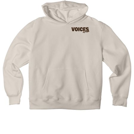 Voices of Hope SAND, a Dust Premium Heavyweight Pullover Hoodie