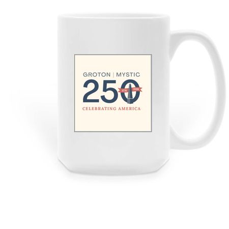 Groton Mystic 250 Mug, a White Large Coffee Mug