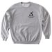 Black Logo - Front & Back, a Sport Grey Softstyle Crewneck Sweatshirt